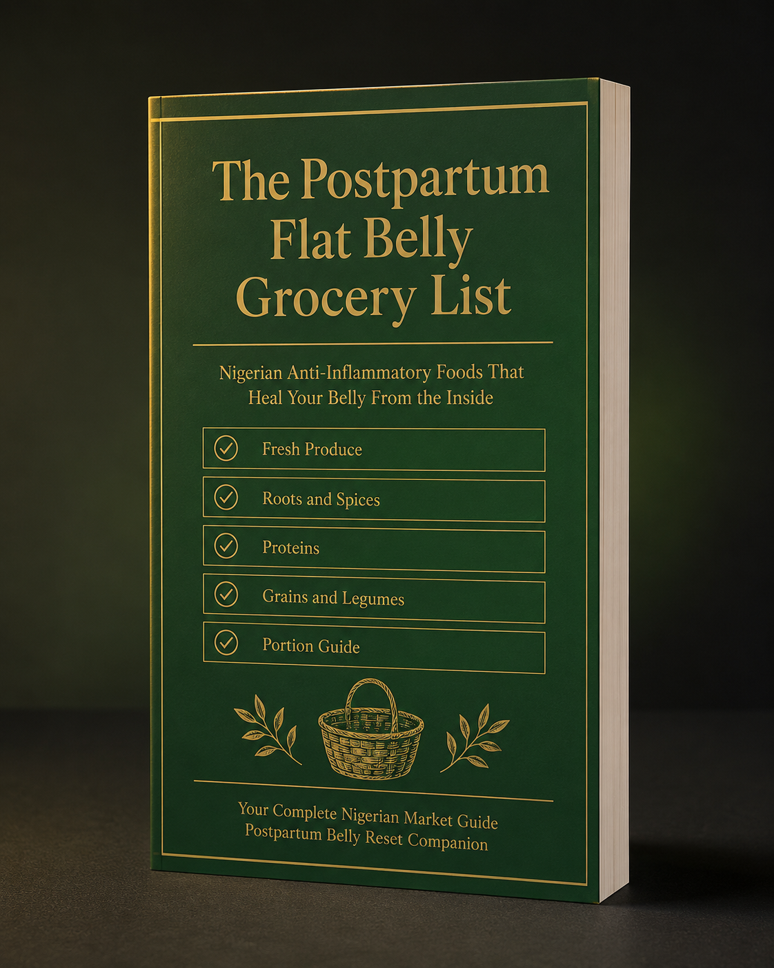 Bonus 1 — The Postpartum Flat Belly Grocery List